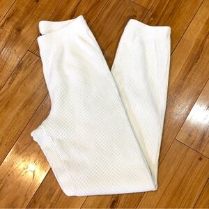 Gap Body ribbed knit cotton thick pants lounge Athlesiure preppy trendin…